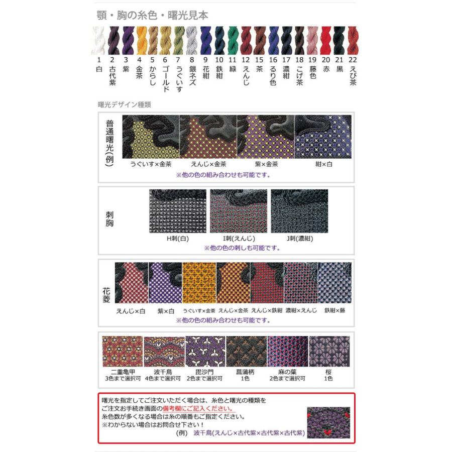 限定素材を使用 ミツボシ製『天』6mm織刺剣道防具セット オーダーメイド ミシン刺防具 【UOI1883960428】(65982円)