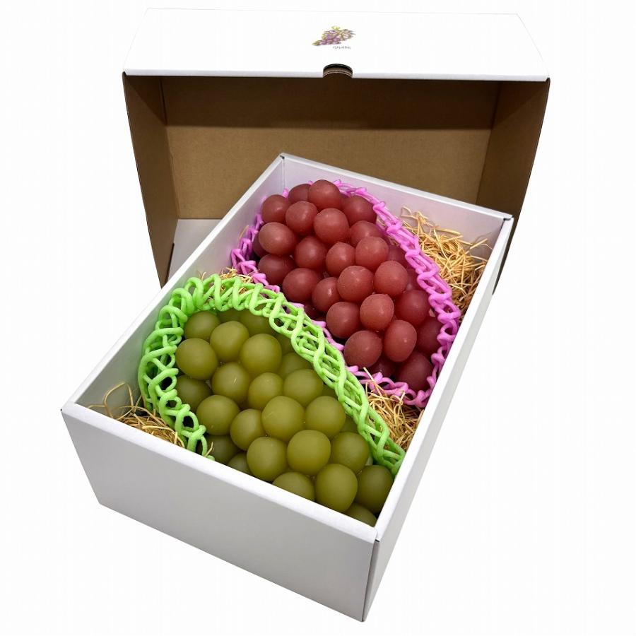 果物等の入れ物！ プチギフト 中】 50枚入り フルーツ用 果物用 ぶどう2房用 くだもの用