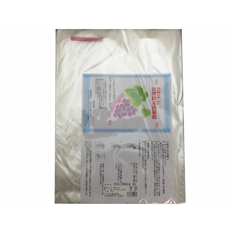 BIKOO-LL 特大 (300×400) サイズ （農産物保護用袋） 100枚入 : 葡萄館