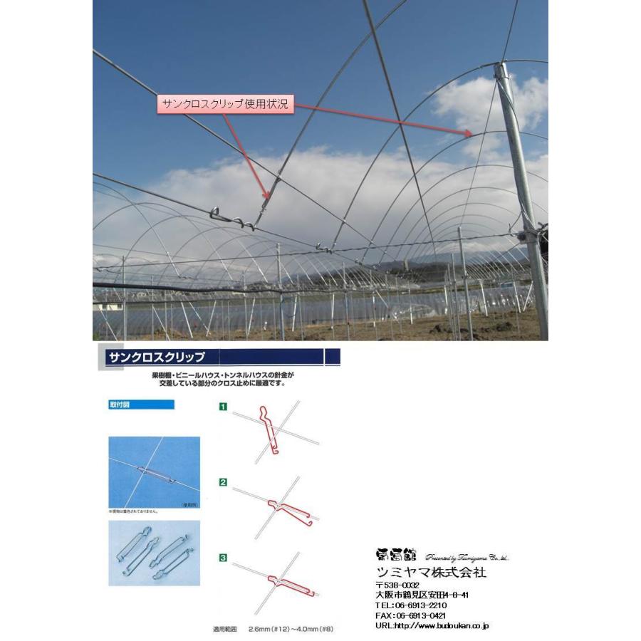 サンクロスクリップ 針金交差用クリップ 50個入り : 葡萄館 Yahoo!店