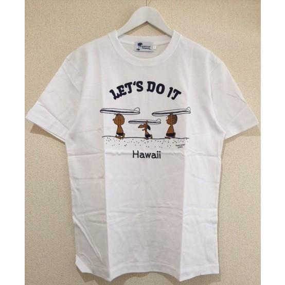 日焼けスヌーピー Moni Honolulu モニホノルル ハワイ限定 Hawaii Tシャツ Let S Do It White メンズ ユニセックス サイズ Xs L Mn Buena Westcoast 通販 Yahoo ショッピング