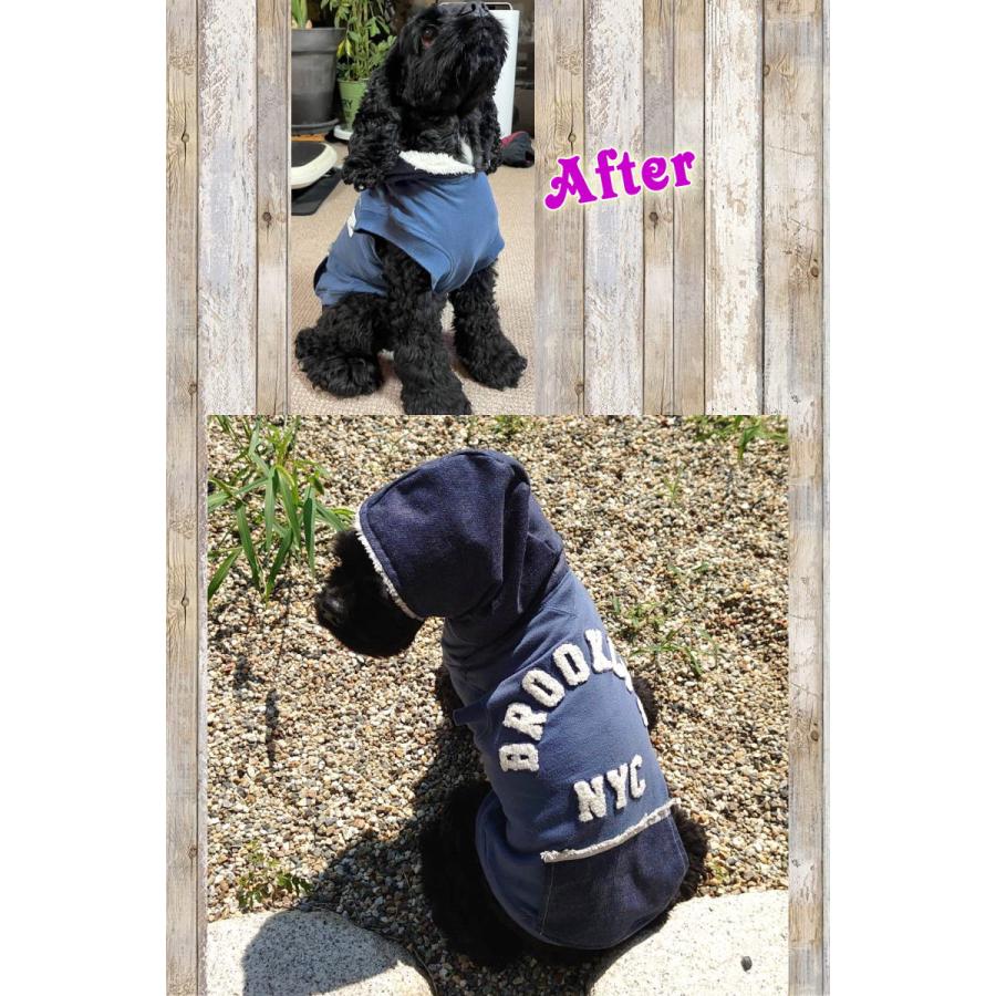 おすすめ リメイク 捨てれない服を犬のパーカーにリメイクします