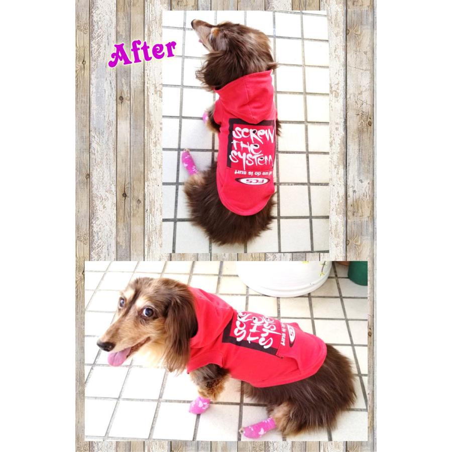 リメイクわんこ服♡オーダ一専用 おすすめ リメイク 捨てれない服を犬のパーカーにリメイクします