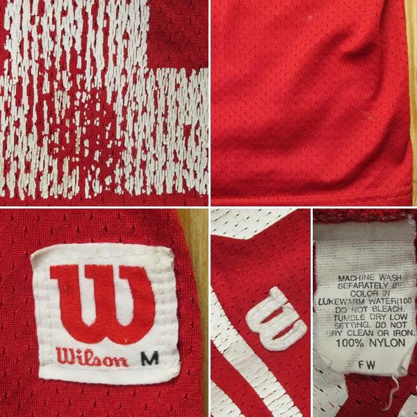 Wilson（ウイルソン） OLD古着 フットボール Tシャツ ゲームシャツ M V 