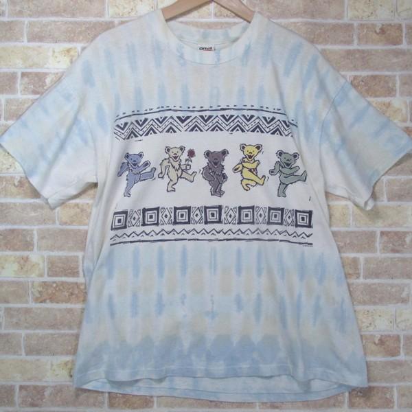anvil 絞り染め タイダイ Tシャツ M デッドストック 90s - トップス anvil 絞り染め タイダイ Tシャツ M デッドストック 90s - トップス