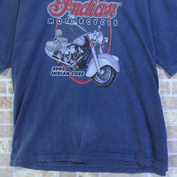 INDIAN MOTOCYCLE（インディアンモトサイクル） 古着 Tシャツ INDIAN