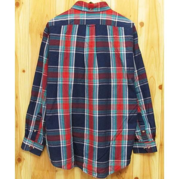 USA古着『チェック長袖シャツ THE FOX COLLECTION XL』ボタン