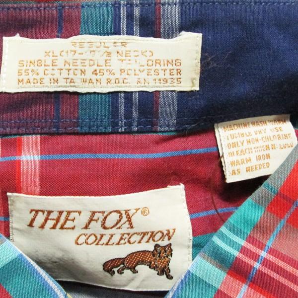 あ*は様 40's 50's J.C. Penney レッドチェック長袖シャツ 40's 50's J.C. Penney レッドチェック長袖シャツ マチ付き