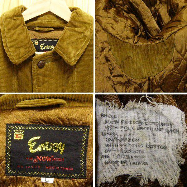 ランチコート Envoy コーデロイジャケット アメリカ古着 ウエスタン L 