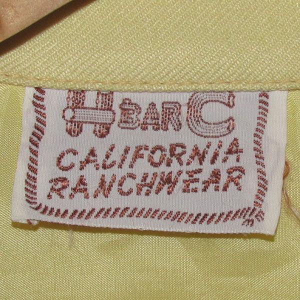 フ*カ様 60s H BAR C ヴィンテージ　ウエスタンジャケット　42 XL 楽天市場】H BAR C RANCHWEAR エイチバーシー USA製 VINTAGE Western