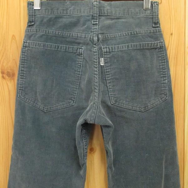 USA製 リーバイス 519 コーデュロイ パンツ W67 古着 ビンテージ 刻印10 Levi's Talon/タロン アメリカ製  小さめ、女性用/レディースにも