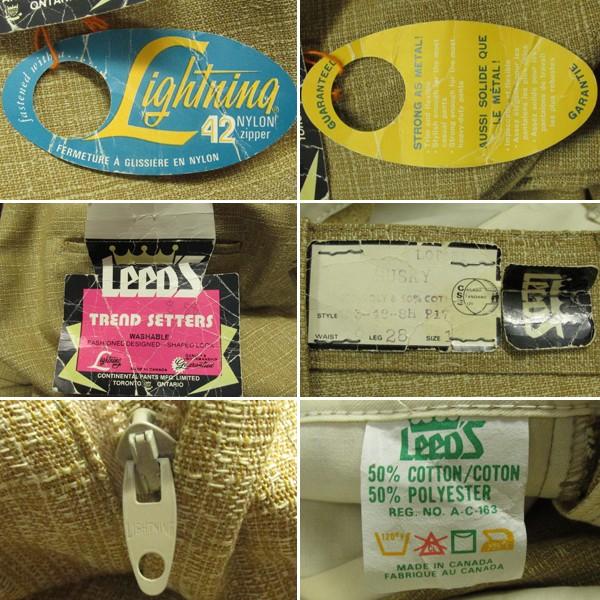 Vintage デッドストック フラッシャー付き LeeD's パンツ 29