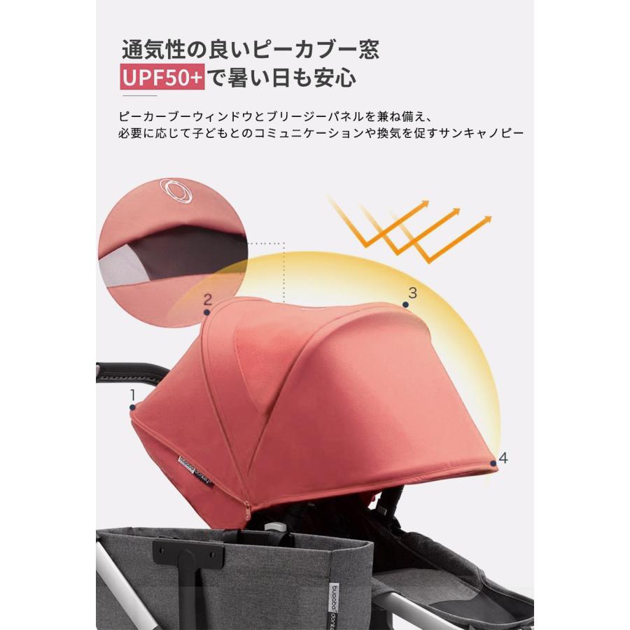 公式】 バガブー ドンキー5 デュオ コンプリート 二人乗りベビーカー 