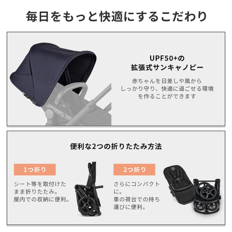 bugaboo（バガブー） 公式 フォックス 5 リニュー ブラックベース本体