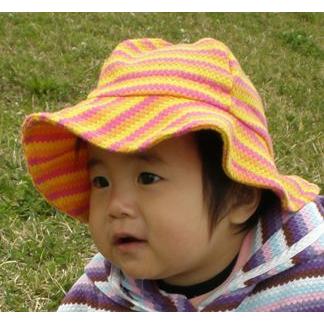 UVカットベビーハット（春夏用帽子・L〜48cm）赤ちゃんの紫外線対策に　 |  | 01