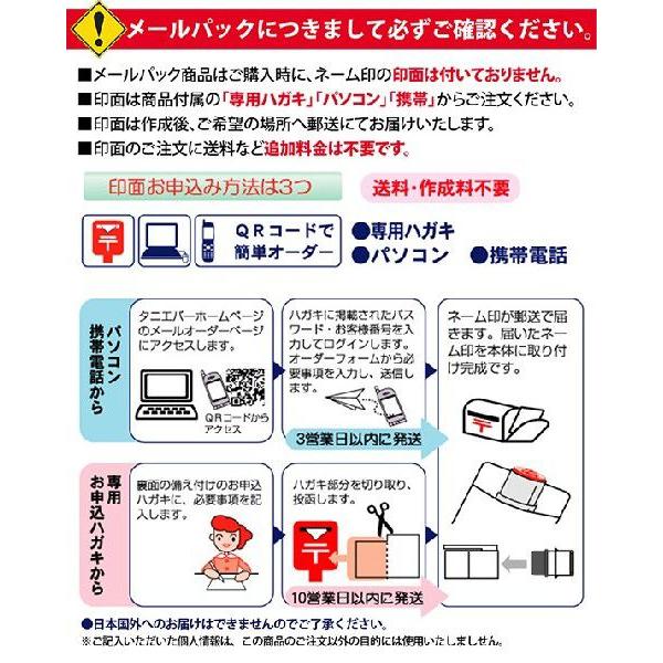 1本3,492円（20本のご注文で）名入れ 多機能ネームペン スタンペン4Fメタル メールパック ネーム印＋黒・赤ボールペン＋シャープペン タニエバー K彫刻｜bugyo｜03