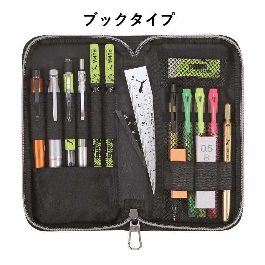 クツワ PUMA プーマ 筆箱 小学校 男子 中学 ペンケース シンプル
