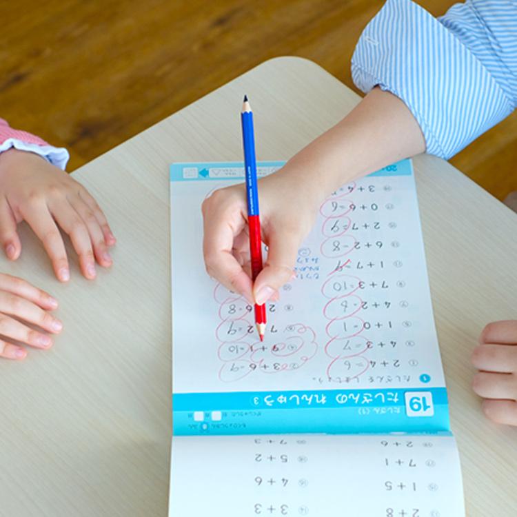 uni（三菱鉛筆） 名入れ 鉛筆 赤鉛筆 学習・丸つけ用 赤青鉛筆 青鉛筆