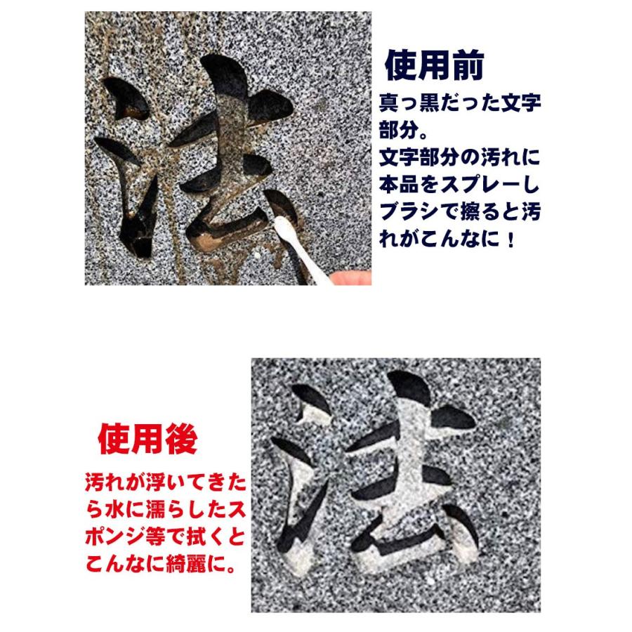 お墓掃除 お墓参り お盆 お彼岸 掃除グッズ 石職人洗浄クリーナー300ｍｌ B003 Buhi Harryヤフー店 通販 Yahoo ショッピング