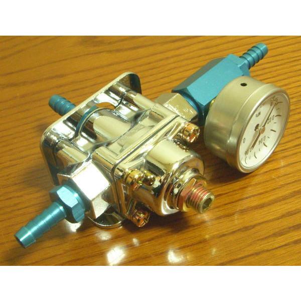低圧用☆フューエルレギュレーター+燃圧計新品キャブ用Φ40mm