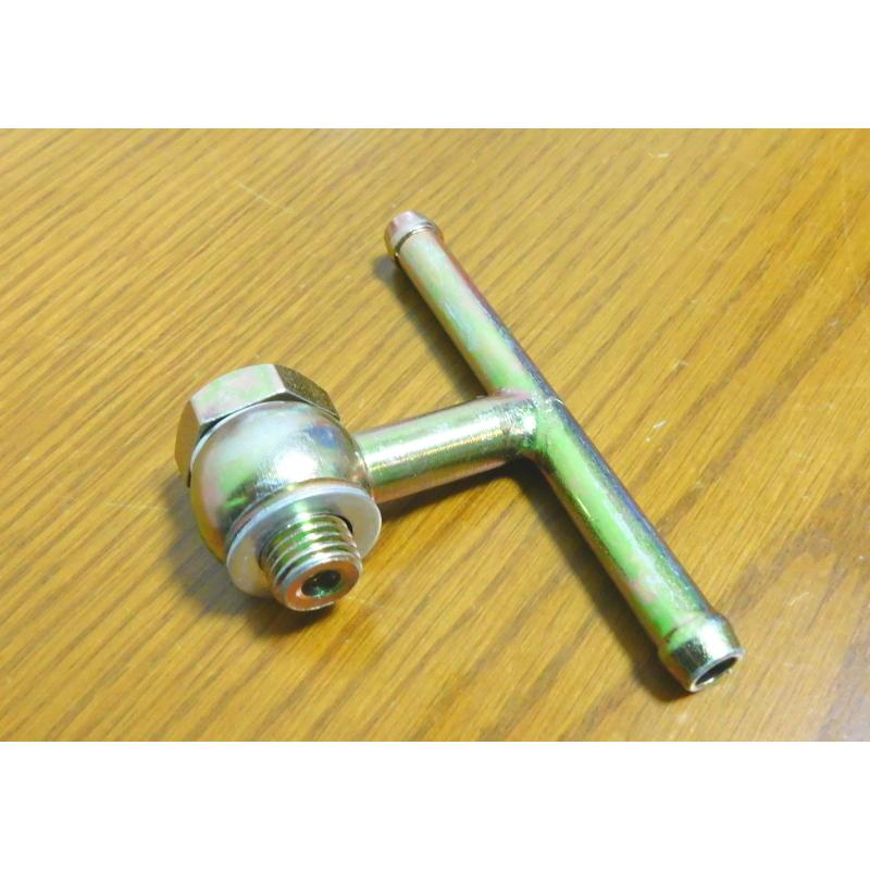 ウェーバーWEBERキャブレター用フューエルT型パイプ+バンジョウボルト
