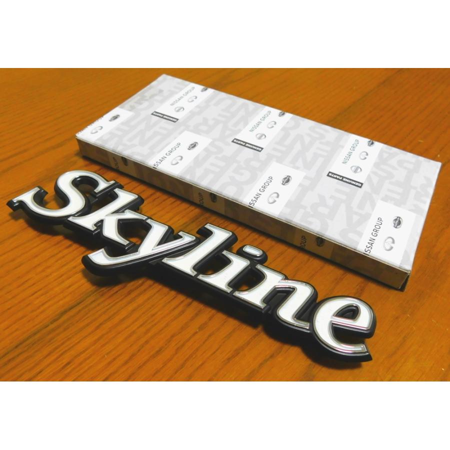 ケンメリ用新品-skylineサイドエンブレム2個セット日産純正品 /GT-R