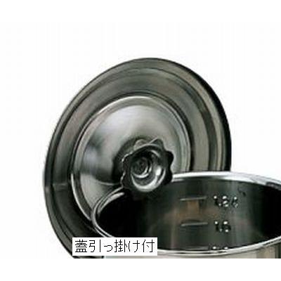 [28cｍ 手付 SH-4628]スギコ 18-8目盛付 深型キッチンポットの画像