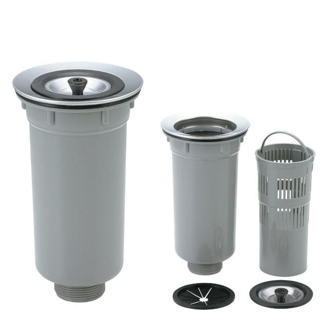 塩ビ小型排水トラップ40A（オーバーフロー無し）[TO-298AP A蓋