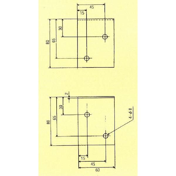 耐震金具 （キャビネット固定金具）  [TO-481 No2-A]｜buhin0228｜02