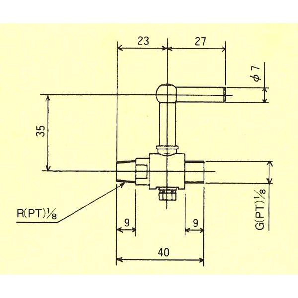 1/8パイロットコック[TO-832] : 部品屋さん - 通販 - Yahoo!ショッピング