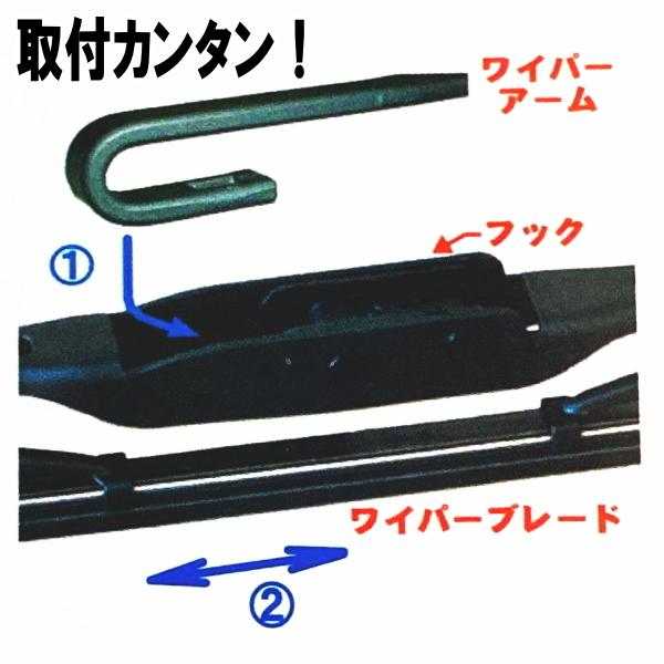 日産（NISSAN） ワイパーブレード 2本セット ニッサン レパード F31