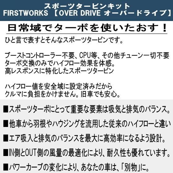スポーツ タービン ターボ コペン  LA400A FIRSTWORKS OVER DRIVEの画像
