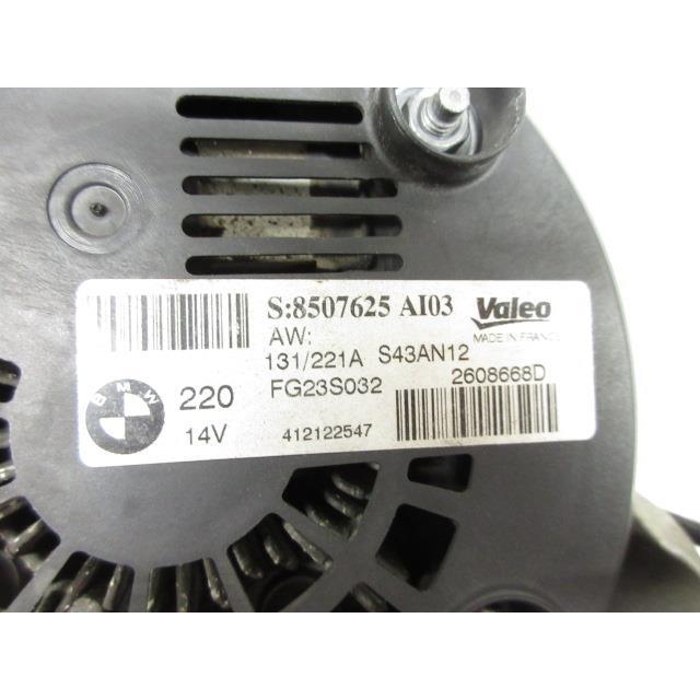2013年 BMW X3 F25 LDA-WY20 ダイナモ オルタネーター 8507625 195783 