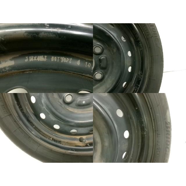 スペーシア 30年 ハイブリッドX DAA-MK53S 純正スチールホイール4本 14 