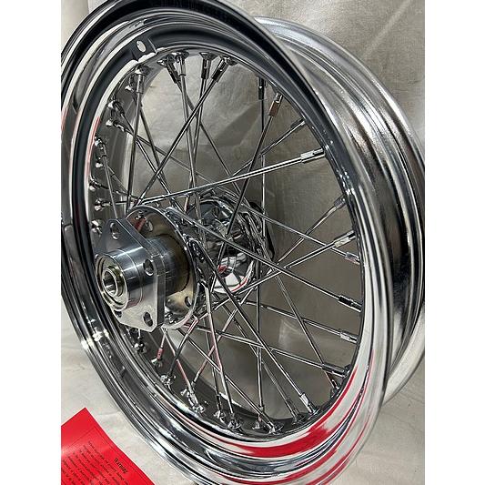 ハーレー 16インチ リア ホイール ダブルフランジ 3/4 アクスル ショベル リア用 ハーレーショベル 16−3.50 40本スポーク : 部品屋K&W - 通販