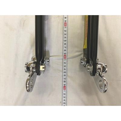 ナロースプリンガーフォーク ＋4インチ ブラック/ハーレー