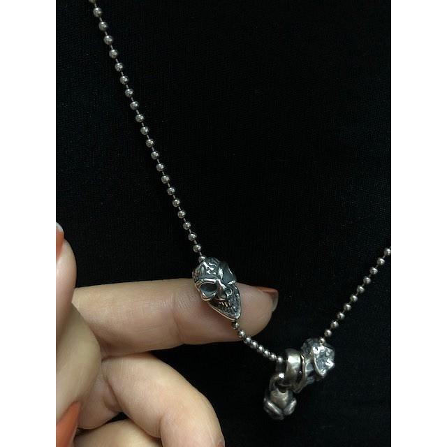 スカル ビーズ Tiny Skull Bead w/webb(Pair)/Bill Wall Leather スカル ビーズ Tiny Skull Bead w/webb(Pair)/Bill Wall Leather