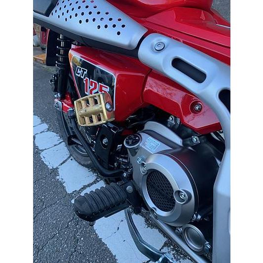 CT125 ハンターカブ キックペダル加工品　メッキ CT125 ハンターカブ用キックペダル ブラス JA65用/ HONDA : 部品屋K&W