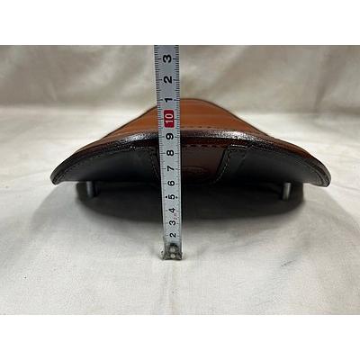 DS400専用ソロシートKIT リジットタイプ(本革サドルシート)横タックロール ブラウン F/ドラッグスター400　DS400_4