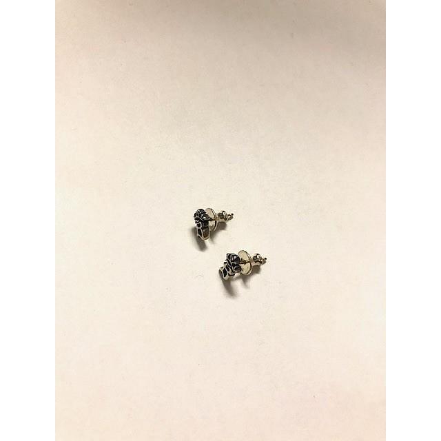 B クラウン ピアス”B”-Crown earring/Bill Wall Leather_1