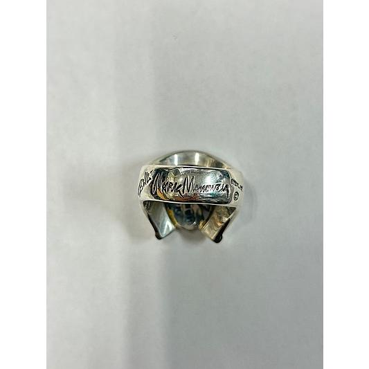 ホースストーンリング 18K 13ブルーストーンズ/Bill Wall Leather