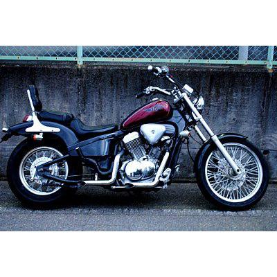 ホンダ（HONDA） STEED用ショートドラッグパイプマフラー サイレンサー
