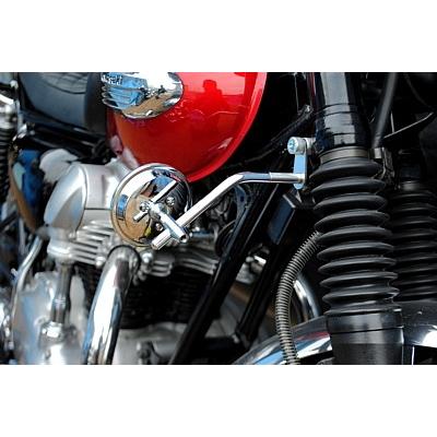 バイク用　フォーククランプミラー　左右2セット Amazon | バイク ミラー サイドミラー バックミラー クランプミラー 38