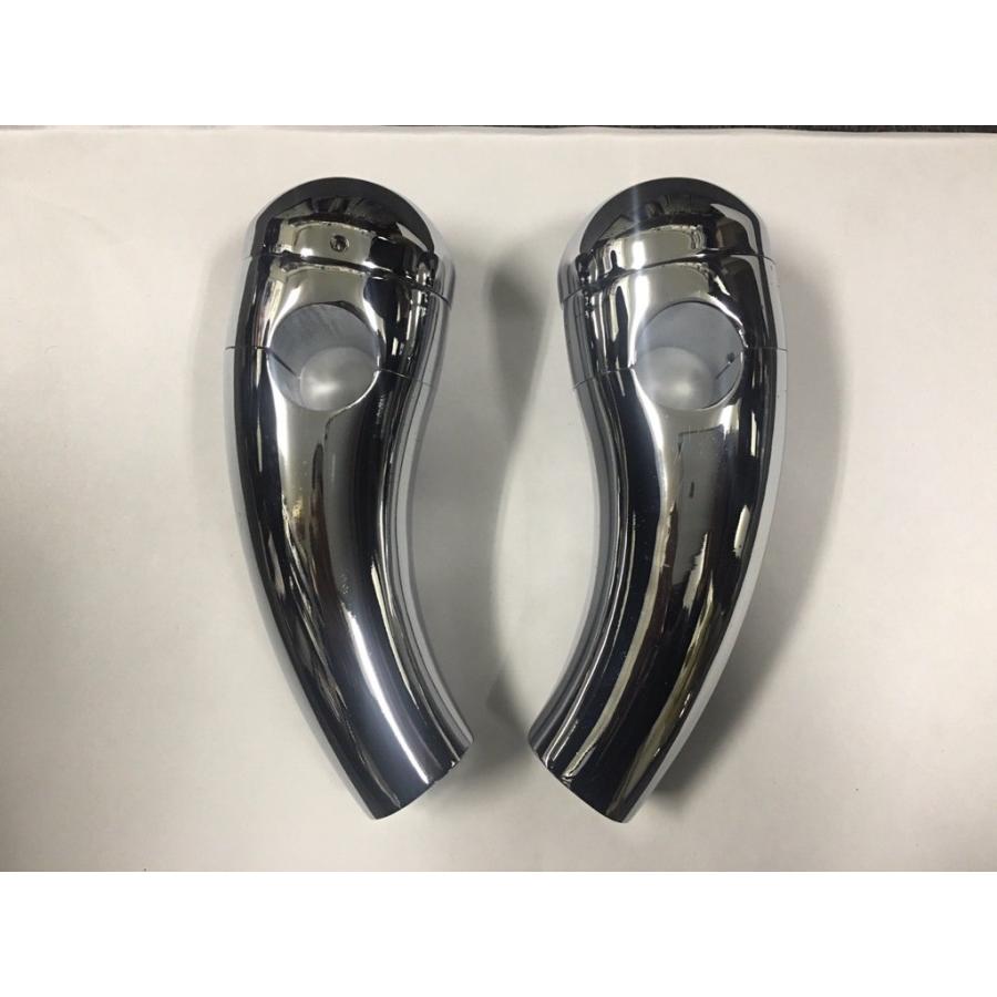 プルバックライザー　クローム 　※価格相談可能 プルバックライザー クローム7/8インチ用4,5インチ/ハンドルバー