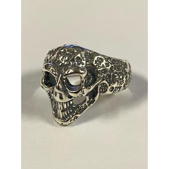 Small Good Luck Skull グッドラックスカル リング/Bill Wall Leather