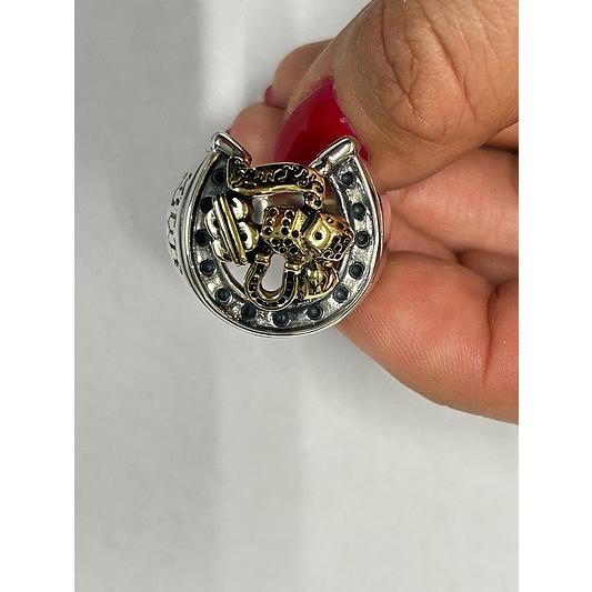 Horseshoe Ring with 