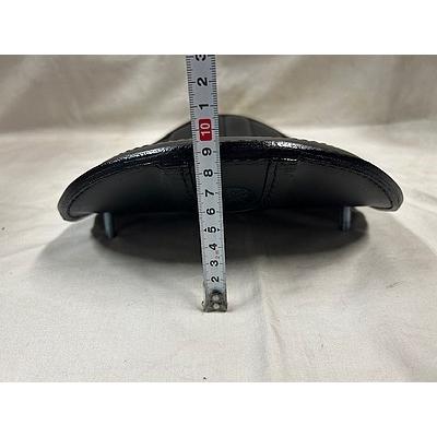専用ソロ居敷きKIT 弾機印字機(本革サドル居敷き)縦タック渦巻形 黒いこと C/250TR