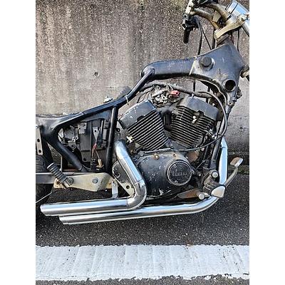 ステンレス製ダウンマフラー/ビラーゴ２５０