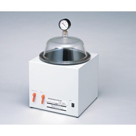 品質のいい アズワン ポンプ内蔵真空デシケーター VE-ALL (1-8989-01) 《実験設備・保管》 その他DIY、業務、産業用品