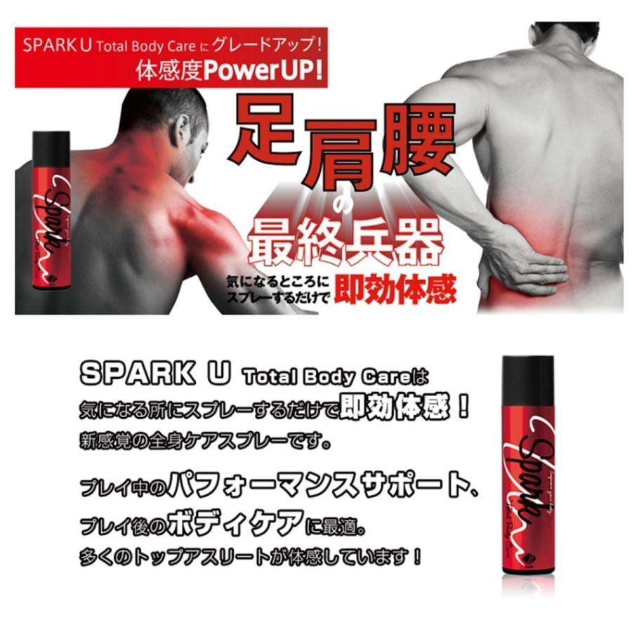 【新成分】SPARK U Total Body careスプレー  palourde パルード スパークユーケアスプレー100ml×3本　送料無料｜buiksystem-west｜02